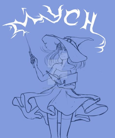 [CLOSED] YCH 2. Witch by LibelleRouge Witch Ych Base, Witch Drawing Poses, Witch Drawing Base, Witch Ych, Ych Poses Creepy, Witch Pose, Witch Drawing, Anime Witch, Body Reference Drawing