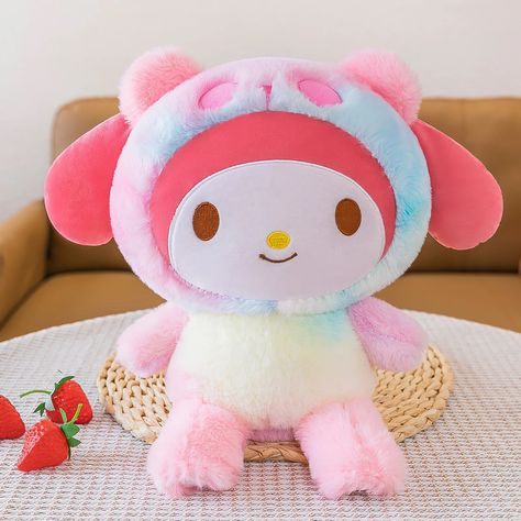 70cm New Colorful My Melody Plush Doll Large Size Kawaii Tie-Dye Plushies Soft Stuffed Pillow Toy Girls Birthday Gift. Don’t Worry about what to gift we are here for you Dm/watsapp: 977-9862729759 or visit; dollmandu.com Every day is a teddy day so pick up phone and call us. Our features: u can visit our store at lokanthali opposite of big mart or dm us Best quality to ur order. Chinese premium doll 100 %guaranteed return on quality Same day delivery inside valley and next day delivery out... Cute Melody, Melody Plush, Teddy Day, Doll Plushies, Barbie Princess, Sanrio Characters, Birthday Gifts For Girls, Plush Dolls, Soft Toy