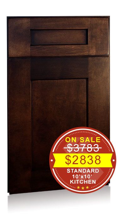 Shaker II Maple Pecan Framed Cabinets, 10x10 Kitchen, Discount Cabinets, Stained Cabinets, Espresso Kitchen Cabinets, Espresso Kitchen, Cabinet Options, Mediterranean Kitchen, Staining Cabinets