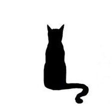 I want this for my baby Fiona, who just passed away :'( Not sure exactly where to place it. Small Black Cat Drawing, Small Black Cat Tattoo Designs, Scary Black Cat Tattoo, Black Cat Walking Tattoo, Black Cat Simple Drawing, Black Cat Small Tattoo, Two Black Cat Tattoo, Little Black Cat Tattoo, Black Cat Silhouette Tattoo