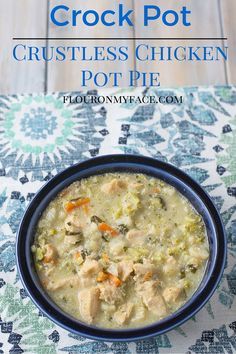 Chicken Pot Pie Crock Pot, Crustless Chicken Pot Pie, Chicken And Cheese Recipes, Crockpot Chicken Pot Pie, Low Carb Crock Pot Recipes, Chicken Pot Pie Recipe, Pot Pie Recipe, Condensed Soup, Cheese Chicken