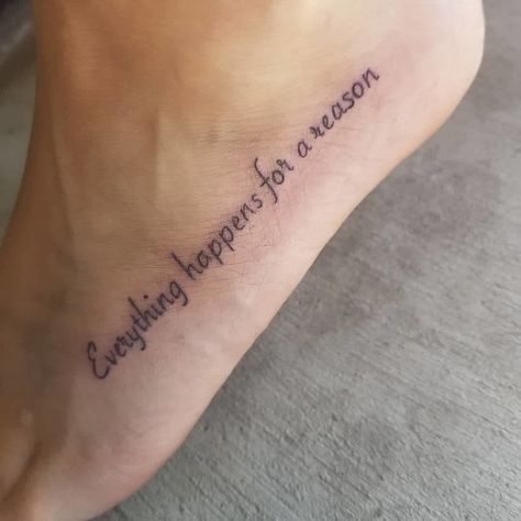 Side Of Foot Tattoos For Women, Little Foot Tattoos, Small Foot Tattoo, Foot Tattoo Quotes, Cute Foot Tattoos, Small Foot Tattoos, Tattoo Foot, Tattoo Diy, Small Quote Tattoos