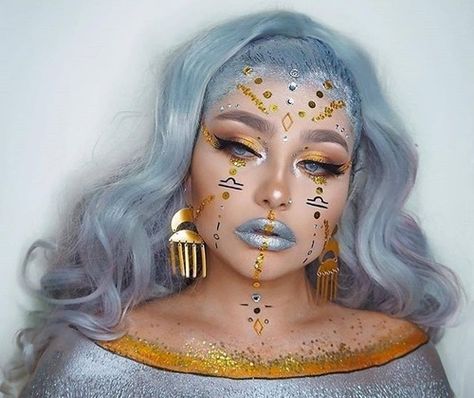 makeup and Halloween image Zodiac Photography, Libra Makeup Looks, Horror Drag, برج الميزان, Makeup Hacks Beauty Secrets, Face Paint Makeup, Face Art Makeup, Halloween Makeup Inspiration, Creative Makeup Looks