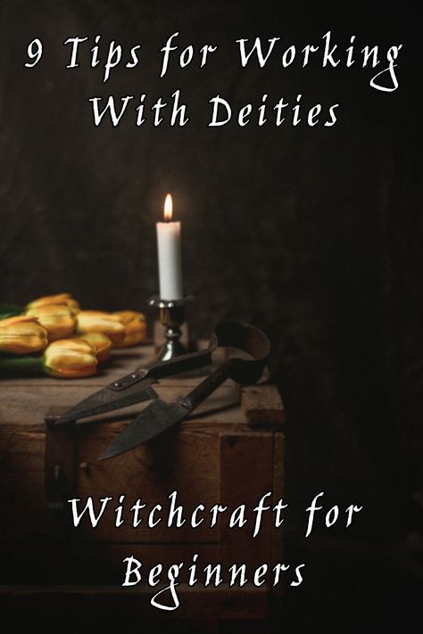 Curious about working with deities but scared of p*ssing them off? We've got 9 helpful tips to get you safely introduced to Deity work. Working With A Deity, Work With Deities, How To Work With Hekate, How To Communicate With Deities, Working With Goddesses, How To Find Your Deity, Deity Work Witchcraft, How To Work With Deities, Diety Work