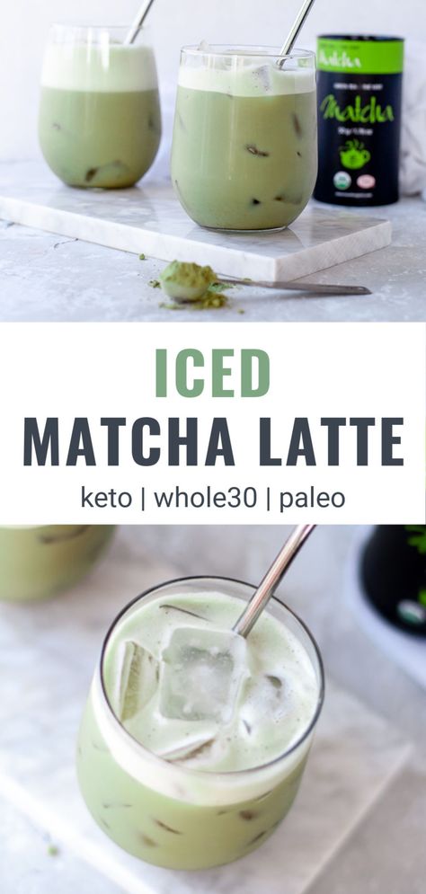 Vegan Matcha Latte, Green Tea Latte Recipe, Matcha Latte Recipe, Tea Latte Recipe, Matcha Green Tea Latte, Matcha Drink, Iced Matcha Latte, Green Tea Latte, Tea Ideas