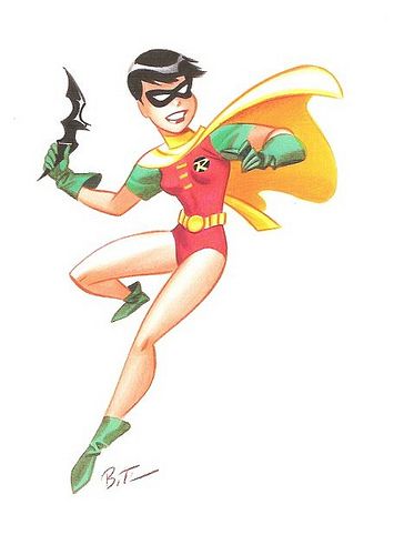 Bruce Timm's "Robin" Univers Dc, Bruce Timm, Batman The Animated Series, Model Sheet, Dc Comics Artwork, Batman Universe, Comics Girls, Classic Comics, Batman Art