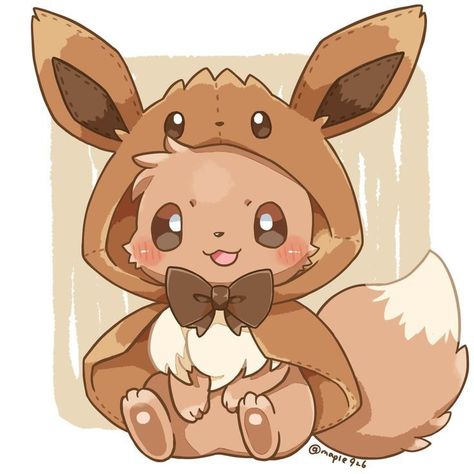 Eevee Cute, 150 Pokemon, Pokemon Eevee Evolutions, Pokemon Eeveelutions, Cute Pokemon Pictures, Pokemon Eevee, Cute Animal Drawings Kawaii, Cute Pokemon Wallpaper, Cute Kawaii Drawings