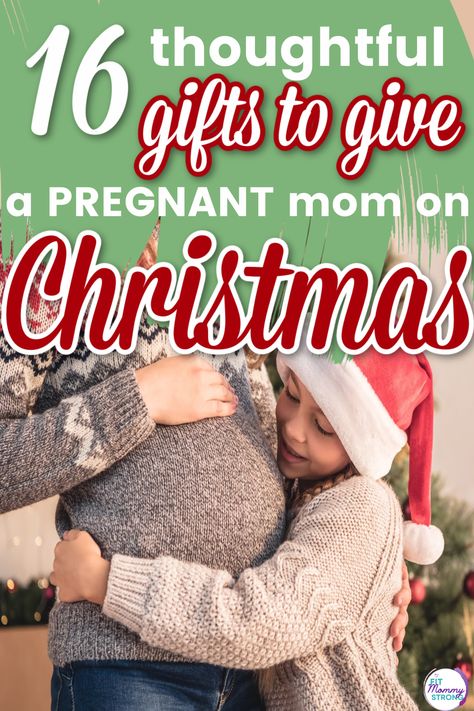 Not sure what kind of gift to get for the pregnant mama on your list? These thoughtful 16 gift ideas will make any mom with a baby on the way feel lots of love and support this Christmas! Gifts For First Time Moms, Christmas Presents For Parents, Gifts For Pregnant Wife, Kids Hugging, Christmas Santa Gifts, Gifts For Pregnant Women, Parents Christmas, Christmas Gifts For Parents, Christmas Pregnancy