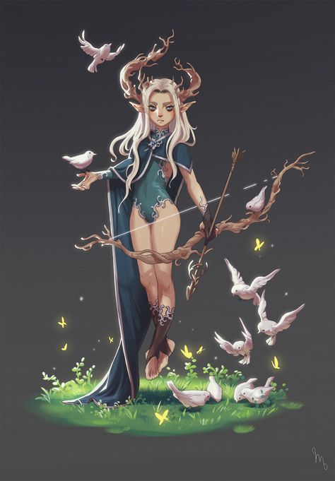 Elf Character Design Female, D&d Character Design, Elf Warrior Female, Eladrin Female, Eladrin Elf, Elf Character Design, Illustration Design Graphique, Elf Warrior, Elf Characters