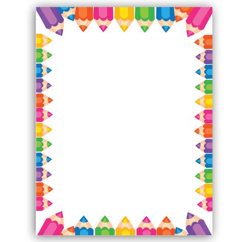 Cricut Birthday Cards, Classroom Borders, School Border, Graduation Certificate, Teacher Themes, Cricut Birthday, School Frame, Page Borders Design, Border Designs