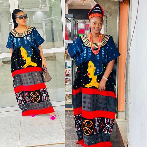 This is a fashionable full legnth dress that was inspired by the toghu fashion design. Toghu Designs For Women, Toghu Designs, Cameroon Clothing, Traditional Skirts, Traditional African Clothing, Ankara Dresses, Classy And Elegant, Traditional Fabric, Full Length Dress