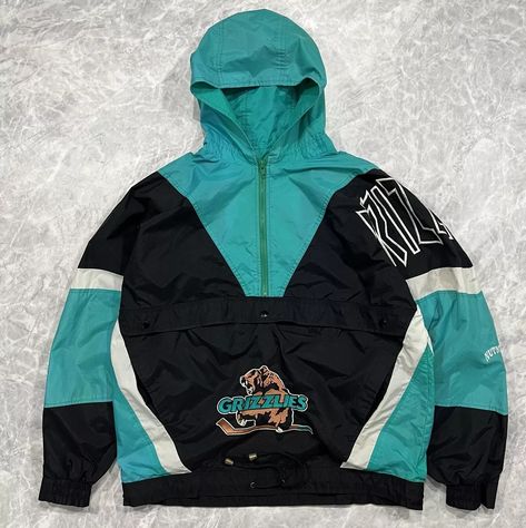 VTG 90s IHL AHL DENVER GRIZZLIES NUTMEG PULLOVER JACKET ICE HOCKEY SIZE L | eBay Pullover Jacket, Ice Hockey, Denver, Hockey, Stain, Japan, Clothes