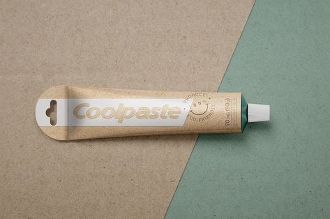 Sustainable Packaging Concept for Toothpaste (student) - World Brand Design Society Eco Packaging Design, Packaging Concept, Cosmetic Packaging Design, Eco Packaging, Biodegradable Packaging, Brand Creation, Eco Design, Bottle Packaging, Sustainable Packaging