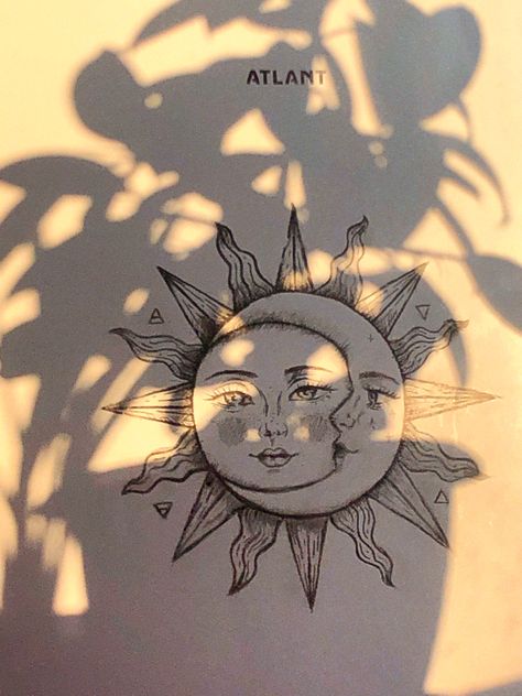 Celestial Drawings Sun Moon, The Sun As A Person Art, Half Sun Half Moon Drawing, Half Sun Half Moon Painting, Sun And Moon Painting Easy, Sun And Moon Art Drawings, Moon And Sun Love, Sun And Moon Drawing Simple, Sun And Moon Sketch