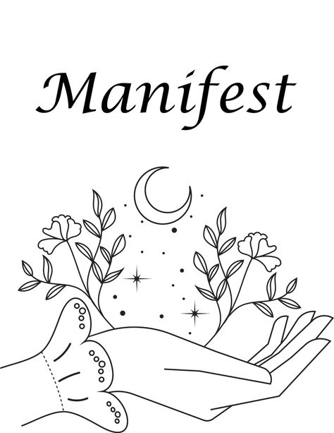 Beautiful manifest digital artwork download. The perfect addition to any spiritual artwork decor. Pink Spiritual Art, Mystical Drawings Easy, Manifesting Drawing, Manifestation Doodles, Manifest Drawing, Healing Doodles, Energy Work Spiritual, Healing Art Drawing, Spiritual Art Aesthetic