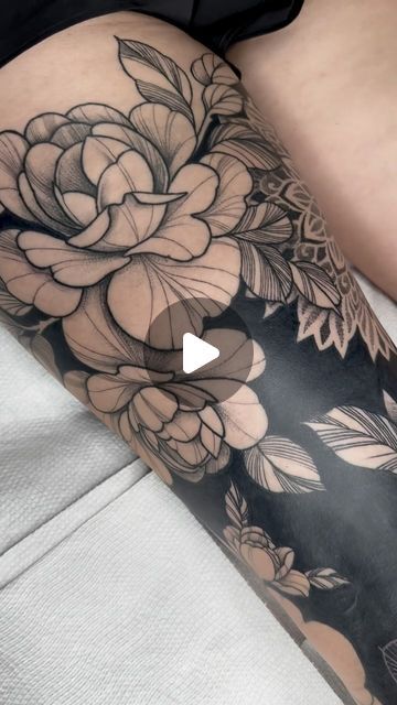 Black Out Stomach Tattoo, Black And White Tattoo Sleeve, White Tattoo Sleeve, Black And White Tattoo, Stomach Tattoo, White Tattoo, Tattoo Sleeve, My Husband, Sleeve Tattoos