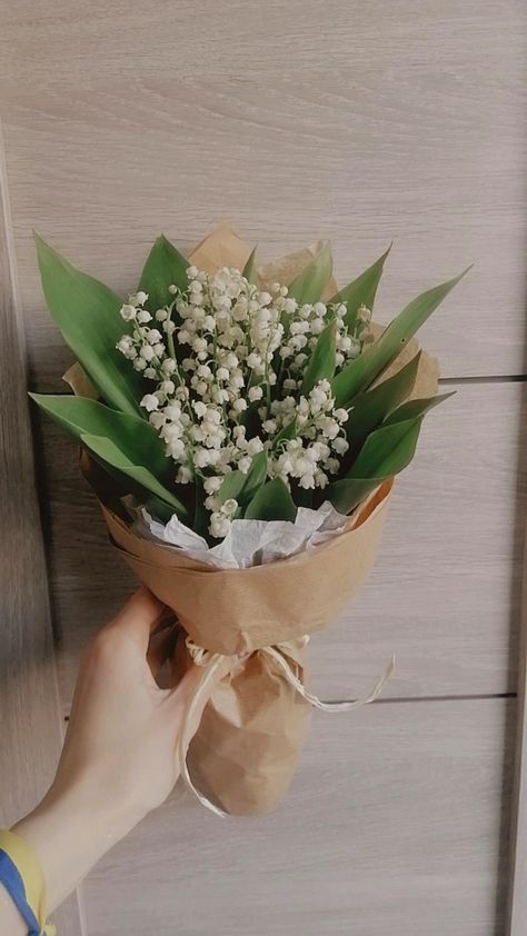 bouquet of lilies of the valley Lily If The Valley Bouquet, Bouquet Of Lilies, Lily Of The Valley Bouquet, Lilies Of The Valley, Graduation Bouquet, Lily Bouquet, Wildflower Bouquet, Wedding Board, Beautiful Bouquet