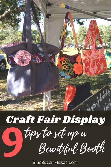 Craft Fair Display: 9 Easy Tips to Set up a Beautiful Booth Craft Festival Booth Ideas, Festival Booth Ideas, Craft Fair Display Ideas, Fair Display Ideas, Festival Booth, Pride Festival, Booth Display Ideas, Craft Fairs Booth, Craft Festival