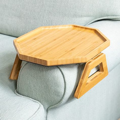 Couch Arm Tray, Sofa Arm Tray, Couch Tray, Couch Arm Table, Meja Sofa, Sofa Arm Table, Arm Rest Table, Table Clips, Bamboo Sofa