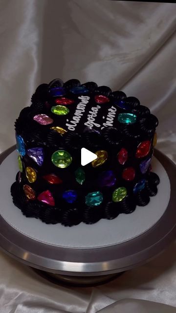 Tay on Instagram: "Taylor Swift bejeweled cake 💎  Omg this cake was so fun, these gems feel so nostalgic for me, I remember having so many of them as a kid and also being addicted to bejeweled 🤭  @groovybakes.ae inpso 🫶🏻  #buttercream #buttercreamcake #cake #cakedecorating #cakedesign #wiltontips #wiltoncakes #austintx #austintexas #austin #texascakes#cakesofinstagram #austincakes#buttercreamdecorating #heartcake #pearlcake #birthdaycake #vintagecake #shellborder #rufflecake #ediblepearls #y2kcake #shellborder #buttercreamdesign #heartshapedcake #vintageheartcake #taylorswift #taylorswiftedit #taylorswiftcake #bejeweled #bejewelled" Gems Cake, Healthy Baking Alternatives, Sugar Free Pastries, Taylor Swift Bejeweled, Gem Cake, Instagram Taylor Swift, Taylor Swift Cake, Buttercream Designs, Swift Party