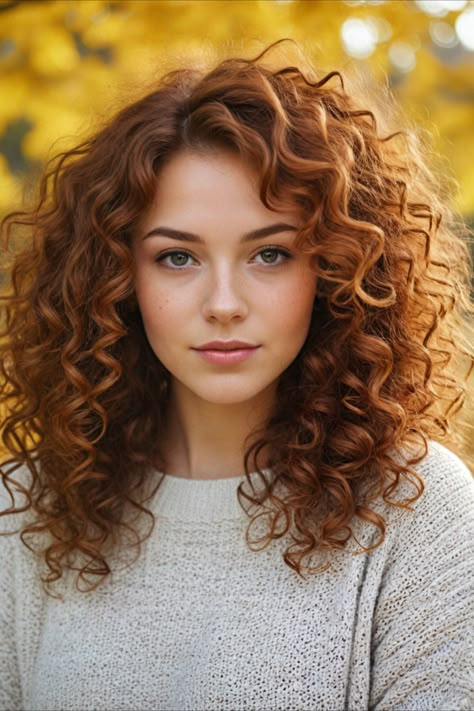 curly auburn hair Auburn Blonde Curly Hair, Red Balayage Hair Curly Natural, Auburn Hair Curly Natural Curls, Auburn Highlights Curly Hair, Natural Curly Red Hair, Curly Copper Hair Natural Curls, Naturally Curly Red Hair, Auburn Hair Curly, Copper Red Curly Hair