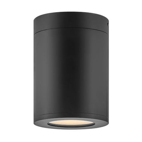 The perfect addition to modern coastal, Silo's compact design blends simple modern and long-lasting practicality. Part of the Coastal Elements collection, it is built to stand up to harsh climates while maintaining its bold finish. Silo is available in a downlight only option which meets dark sky compliancy, an up and downlight for additional wall washing, and a small flush mount. Silo is available in three modern finishes: Black, Architectural Bronze and Satin White, which are resistant to rust Outdoor Ceiling Light, Coastal Lighting, Ceiling Light Shades, Outdoor Flush Mounts, Outdoor Ceiling, Hinkley Lighting, Dark Sky, Modern Coastal, Led Flush Mount