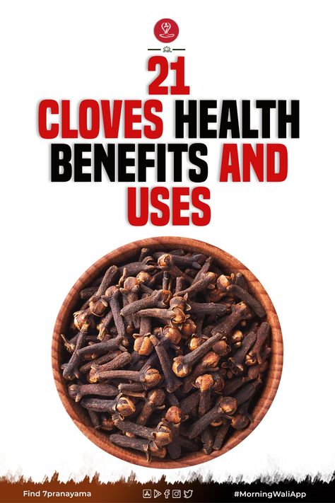 #HealthCareTips Benefits Of Eating Cloves, Benefits Of Clove Tea, Clove Benefits Health, Clove Uses, Clove Tea Benefits, Clove Benefits, Cloves Recipes, Benefits Of Cloves, Cloves Health Benefits