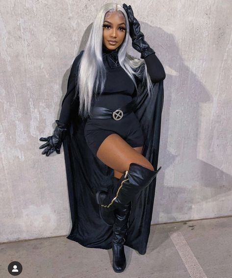 Storm Halloween Costume, Halloween Hair Styles, Free Hair Styles, Puff Hairstyle, Storm Costume, Sister Costumes, Hair Styles Ideas, Halloween Costume Toddler Girl, Trio Halloween Costumes