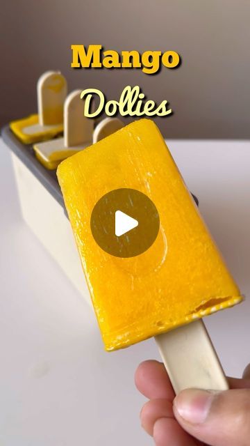 Traya | Hair Loss Solutions on Instagram: "Mango season is incomplete without this Mango Dolly 🥭🍦 
These healthier version of your most fav summer treat is super easy to make and tastes too good RECIPE (serves 4-5) - 1 cup chopped ripe sweet mango pulp 1/2 cup raw mango pulp 3-4 tbsp sugar or more according to your taste 3/4 cup water Instructions- Boil raw mangoes to extract its pulp . Blend the raw mango pulp along with ripe mango pulp , sugar and water . 
Do a taste check, add more sugar or mango pulp if you like Pour the mixture in a popsicle mould and freeze it for atleast 6-7 hours . 
Demould and enjoy 😉 You can also sprinkle some salt and red chilli powder on the top of the frozen mango dolly (this step is optional) 

#mango#healthyrecipes#mangorecipes#mangobar#kidfriendlyrecipes Mango Pulp Recipes, Mango Italian Ice Recipe, Mango Lassi With Mango Pulp, Coconut Mango Popsicles, Mango Coconut Popsicle, Mango Pulp, Popsicle Molds, Icebox Cake, Red Chilli