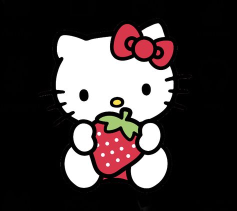 Hello Kitty Icons Black, Hello Kitty Red Aesthetic Icon, Red And Black Hello Kitty, Hello Kitty Red And Black Wallpaper, Hello Kitty App Icon Red, Red Hello Kitty, Cute Red Hello Kitty Wallpaper, Red Hello Kitty Black Background, Hello Kitty Camera Icon