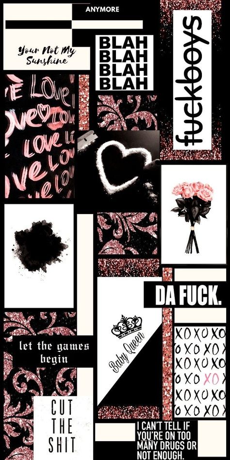 Pink Grunge Aesthetic Wallpaper Collage, Dope Wallpapers For Girls, Valentines Wallpaper Iphone, Pink Glitter Wallpaper, Trippy Iphone Wallpaper, Map Compass, Girl Wallpapers, Girl Iphone Wallpaper, Sassy Wallpaper