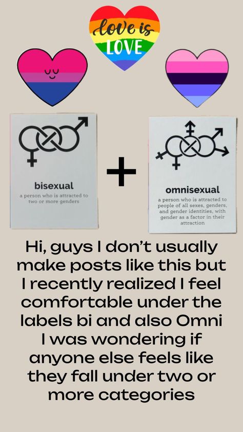 #omnisexual #bisexual #lgbtq #pride #loveislove Lgbtq Funny, Gender Identity, Lgbtq Pride, Feelings