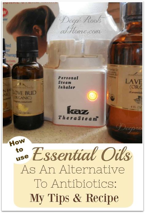 How to Use Essential Oils As Alternative To Antibiotics: Tips & My Recipe. #healthy #recipes #home #health #essentialoils #diffuser #lifestyle #diffuserblends  #woman #kids #family  #children #family #easy #diy #wellness #natural #alternative #holistic #lavender #aromatherapy #holistichealth #teatreeoil #medicine #books #purification #coldandflu #remedy #winter #vaporizers #amazing #effective #safetyfirst #antibiotic #ideas #tips #essential via @deeprootsathome Alternative Medicine Holistic Healing, Diy Wellness, Natural Medicine Cabinet, Lavender Aromatherapy, Using Essential Oils, Natural Antibiotics, Recipe Healthy, Traditional Medicine, Healthy Lifestyle Tips