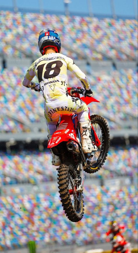 Jet Lawrence, Motocross Photography, Jett Lawrence, Honda Dirt Bike, Monster Energy Supercross, Soichiro Honda, Freestyle Motocross, Cool Dirt Bikes, Image Moto