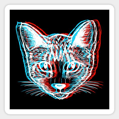 Vaporwave Gif, Gcse Graphics, Trippy Cat, Cat Abstract, Trippy Aesthetic, Cat Meme, Anime Cat, Logo Ideas, Gift For Christmas