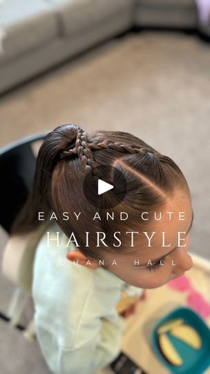 Cute Hairstyles For Kids Easy, Kid Hairstyles For School, Fancy Ponytail, Cute Simple Hairstyles, Cute Hairstyle, Kids' Braids, Easy Kids, Hairstyles For School