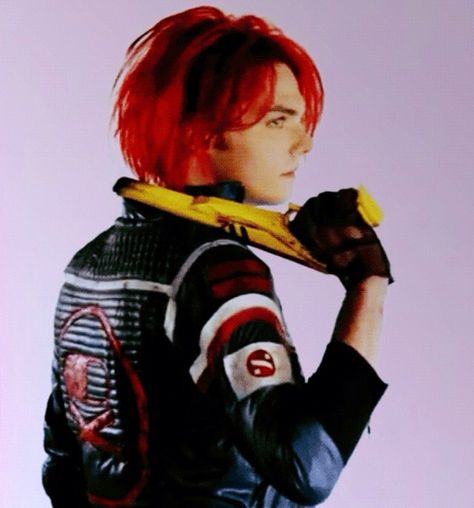 Party Poison Party Poison, Danger Days, My Chemical, My Chemical Romance, Red Hair, Romance, Leather Jacket, Red, Hair