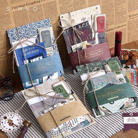 Vintage Matenial pack Series Kraft Paper Scrapbooking/Card Making/Journaling Project DIY Diary Vintage Decoration LOMO Cards _ - AliExpress Mobile Papel Vintage, Memo Paper, Stickers Design, Album Diy, Vintage Packaging, Scrapbook Materials, Vintage Scrapbook, Diy Journal, Specialty Paper