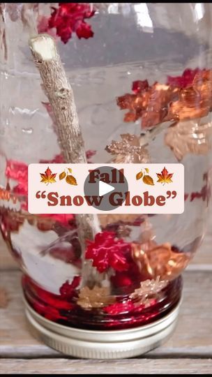 33 reactions | Is it too early for fall crafts?! Pshhh…never!! 🍂🍁Made these Fall Snow Globes a few years ago and I’m still in love with them! 😍 The glittery confetti swirls like leaves on an autumn breeze! This is a fun and rustic craft to celebrate the BEST season of the year!  Comment “leaves” and I’ll send the printable instructions and supply list with links to the items used 🍂🍁  Supply List: -Large Mason Jar -Glycerin (from a craft store) -Fall Foil Leaf Confetti -Small Twig or Stick (from your backyard) -Hot Glue -Water  #fallcrafts #sensoryactivity #snowglobe | Stacey Garska Rodriguez | The Soccer Mom Blog | estaceydos · Original audio Fall Snow, Leaf Confetti, Large Mason Jars, Instagram Recipes, Autumn Breeze, Rustic Crafts, Positive Inspiration, Still In Love, Falling Leaves