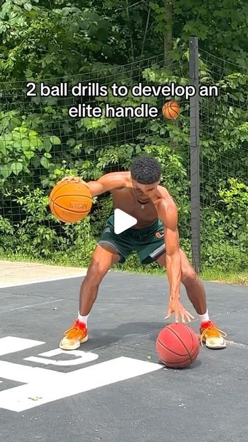 Jordan Goodrich on Instagram: "2 ball drills. #basketball #hoopersofinstagram #ballislife" Dribble Drills Basketball, Basketball Dribble, Basketball Training Drills, Basketball Workouts, Basketball Skills, Jordan Basketball, Basketball Training, Drills, Jordan