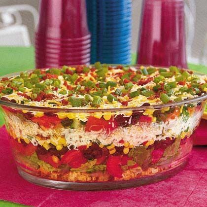 This 5-star cornbread salad from Southern Living is the perfect dish for summer entertaining. Not only does it taste delicious, but this salad also looks gorgeous on the table. #dinnersidedish #sidedishes #sidedishideas #sidedishrecipes #sides Southwestern Cornbread, Cornbread Salad, 8x8 Pan, Sweet Cornbread, Cornbread Recipe, Bread Salad, Cole Slaw, Summer Salad Recipes, Southern Living