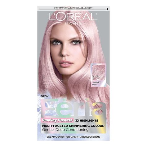 Loreal Paris Feria, Khloe Kardashian Hair, Loreal Hair, Pink Hair Dye, Pastel Pink Hair, Light Blonde Hair, Temporary Hair Color, Hair Color Pastel, Hair Color Pink