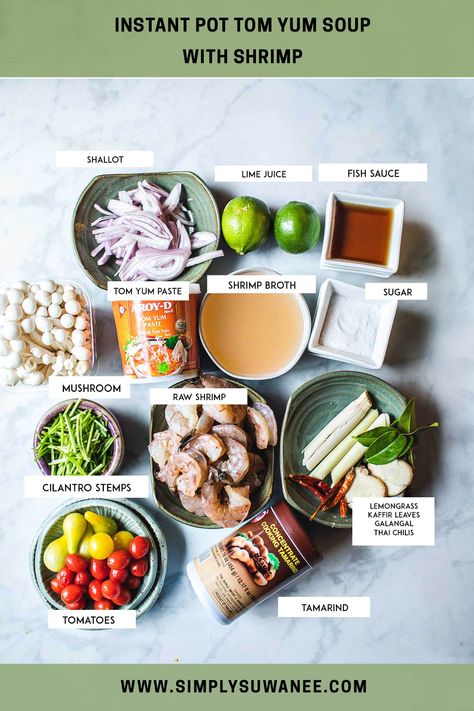 Tom Yum Soup Instant Pot, Yum Tom Soup Thai, Chicken Tom Yum Soup Recipe, Tom Yum Soup With Zucchini Noodles, Seafood Tom Yum Soup, Tom Yum Broth Recipe, Authentic Tom Yum Soup Recipe Thai, Thai Tom Yum Soup Recipe, Tom Yung Soup Recipe