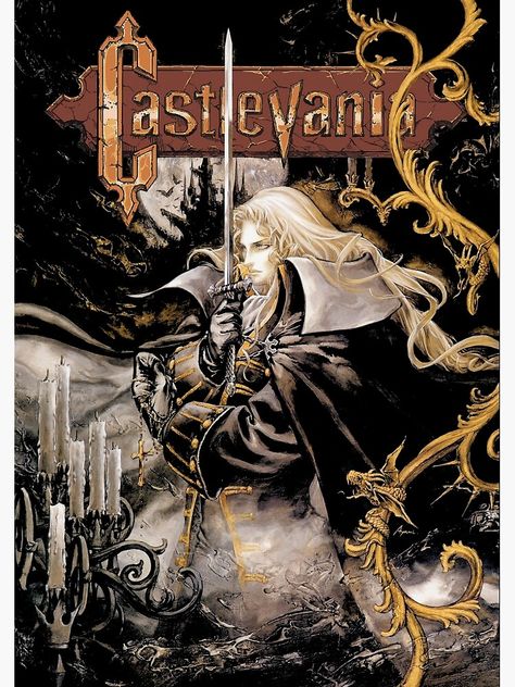 Castlevania Poster, Castlevania Portrait, Castlevania Art, Ayami Kojima, Castlevania Wallpaper, Metal Signage, Outfit Reference, Poster Vintage Retro, Anime Wall