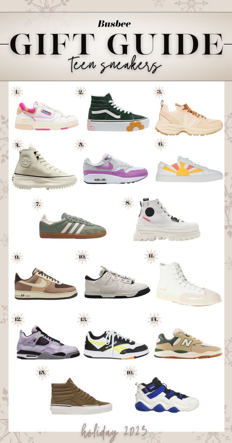 Teen Sneaker Trends 2023 Sneakers To Buy, Sneaker Trends, White Air Forces, Puma Shop, Converse Shop, Puma Rs, Popular Sneakers, New Converse, Cool Mom