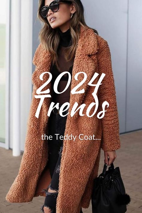 Stay ahead of the 2024 winter fashion curve with our selection of chic Teddy Coats! Perfect for warmth and style, these coats are a must-have for your winter wardrobe. Discover our top picks for comfort, fashion, and versatility. Don't miss out on this season's trendiest outerwear. #aaffiliate #TeddyCoats2024 #2024TeddyCoatTrends #WinterFashionEssentials #StylishTeddyCoats #TrendingOuterwear2024 #FashionableWinterCoats Teddy Coats For Women, Long Cardigan Coat, Trendy Outerwear, Winter Outwear, Winter Fashion Coats, Outwear Jackets, Winter Chic, Teddy Coat, Fashion Trends Winter