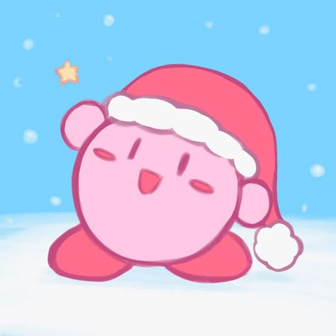 Kirby Christmas, Kirby Icons, Xmas Pfp, Kirby Meta Knight, Merry Christmas Everybody, Have A Merry Christmas, Kirby Character, Kirby Art, Kirby