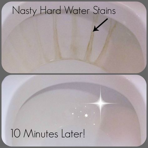 cleaning hard water stains Toilet Hard Water Stains, Cleaning Toilet Stains, Clean Toilet Bowl Stains, Shower Cleaning Hacks, Toilet Bowl Stains, Toilet Stains, Deep Cleaning Hacks, Clean Toilet Bowl, Hard Water Stain Remover