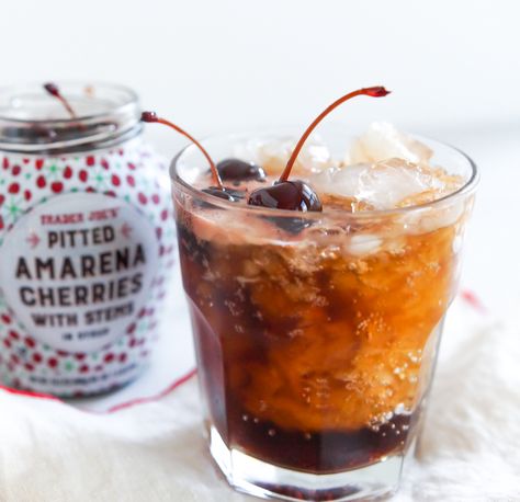 Sweet on Trader Joe's: Pitted Amarena Cherries review - Bake at 350° Recipes With Amarena Cherries, Amarena Cherries Recipes, Amarena Cherry Cocktail, Amarena Cherry Recipes, Recipe Using Dried Cherries, Trader Joes Recipe, Cherry Cocktail Recipes, Amarena Cherries, Modern Homemaker