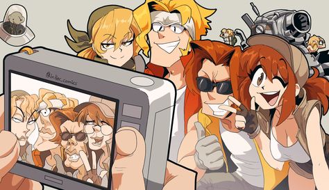 Metal Slug, Gamer Humor, King Of Fighters, Cartoon Games, Slug, Fanarts Anime, Cute Characters, Manga Art, Game Art